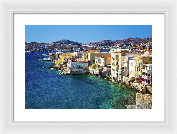 Cyclades Island - Framed Print