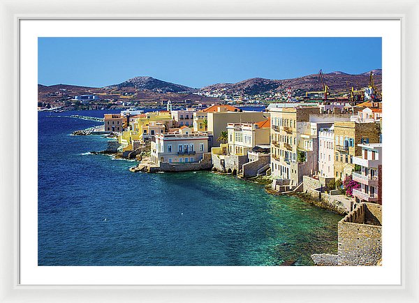 Cyclades Island - Framed Print