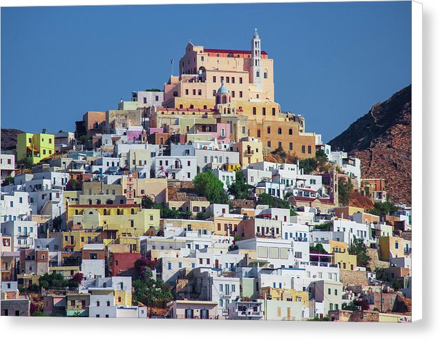 Ermoupolis, Cyclades Greece - Canvas Print