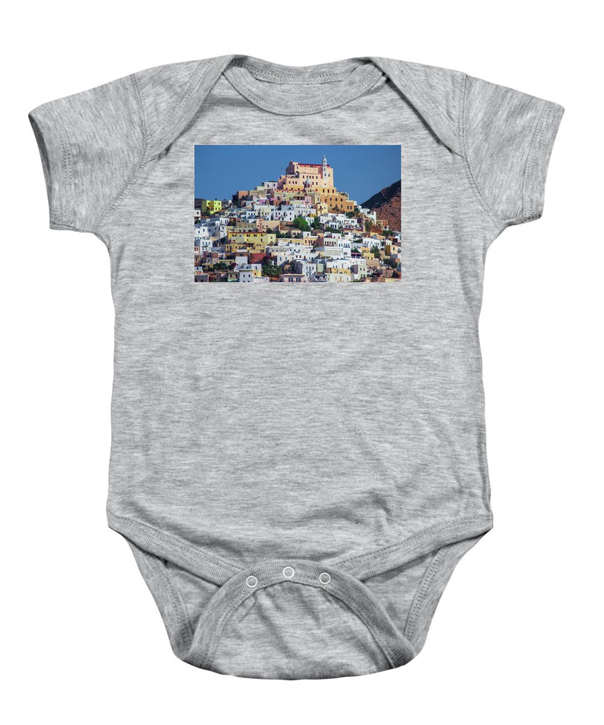 Ermoupolis, Cyclades Greece - Baby Onesie