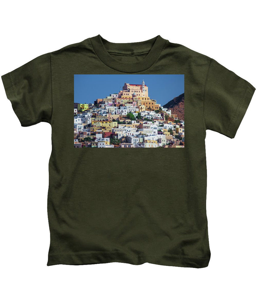 Ermoupolis, Cyclades Greece - Kids T-Shirt