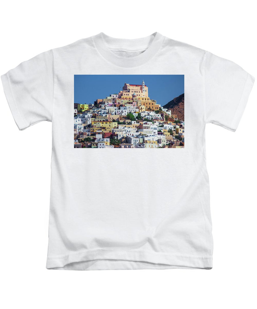 Ermoupolis, Cyclades Greece - Kids T-Shirt