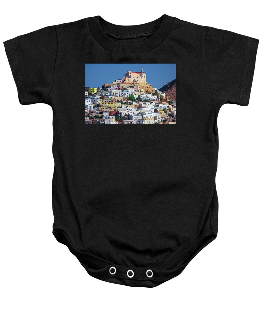 Ermoupolis, Cyclades Greece - Baby Onesie