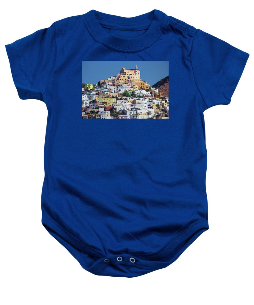 Ermoupolis, Cyclades Greece - Baby Onesie