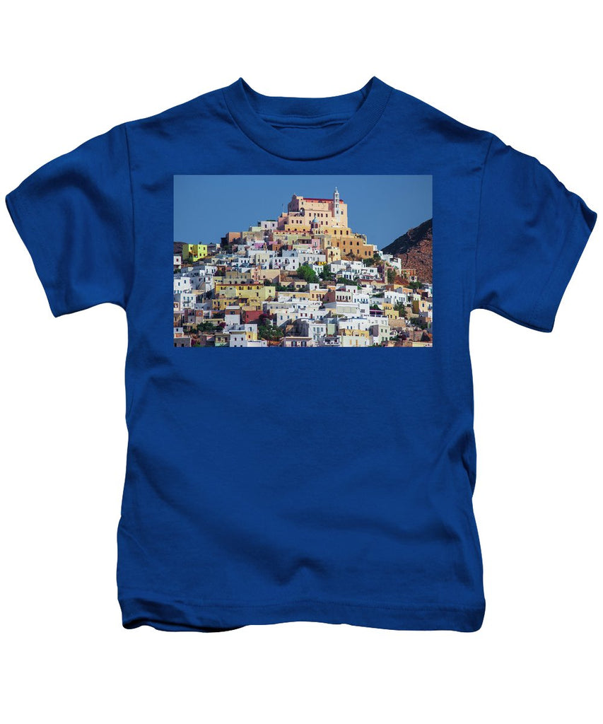 Ermoupolis, Cyclades Greece - Kids T-Shirt