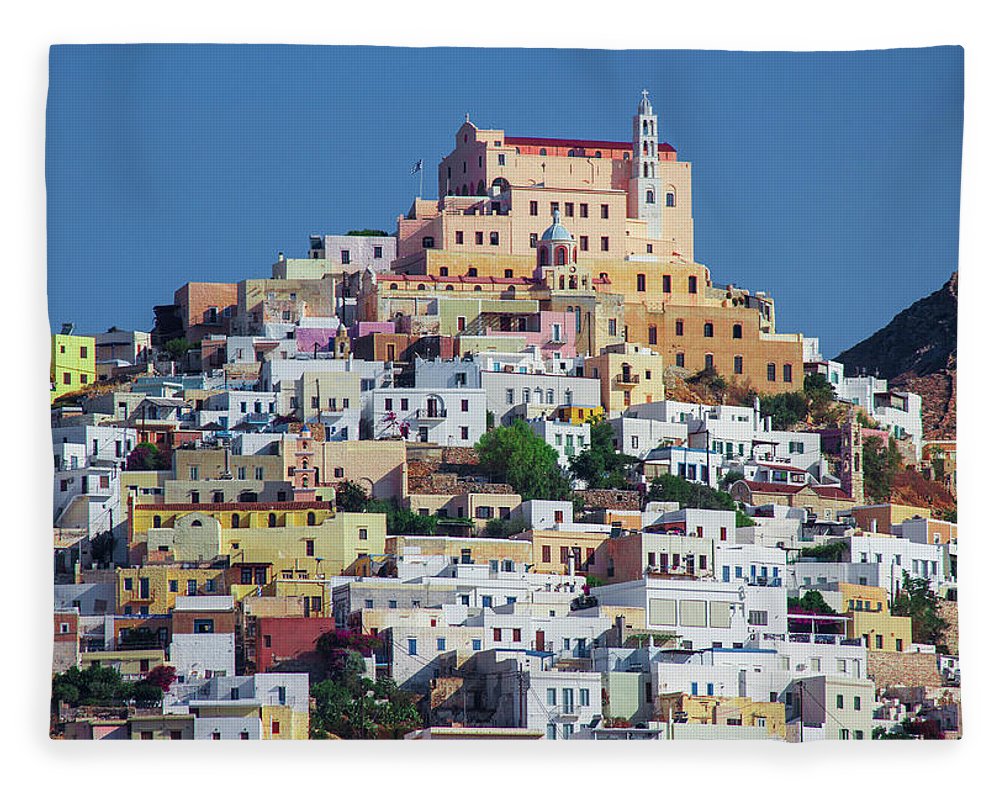 Ermoupolis, Cyclades Greece - Blanket