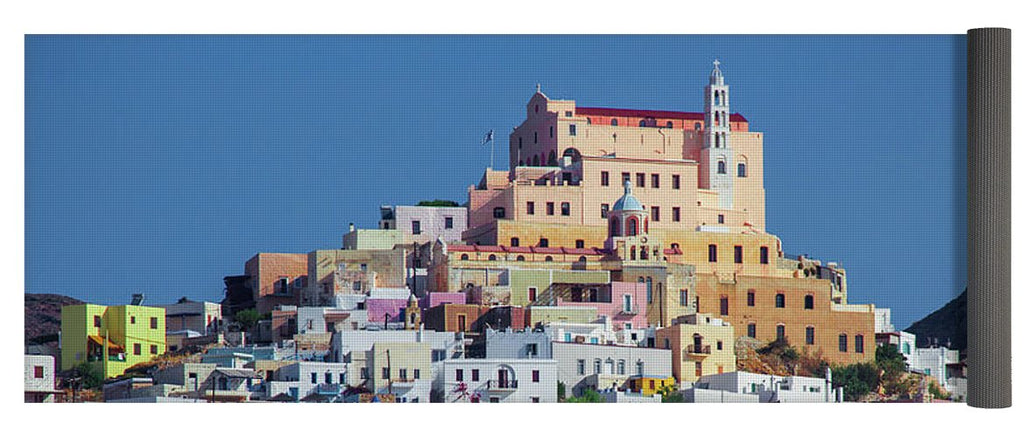 Ermoupolis, Cyclades Greece - Yoga Mat