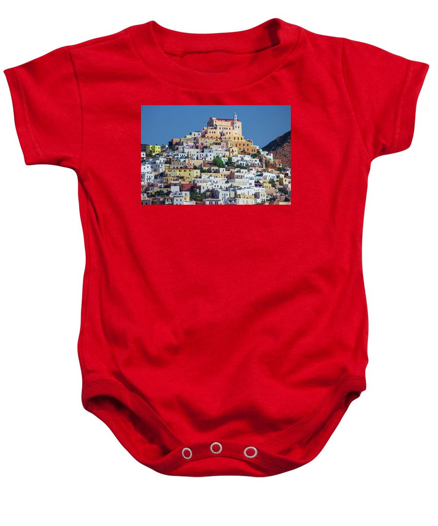 Ermoupolis, Cyclades Greece - Baby Onesie