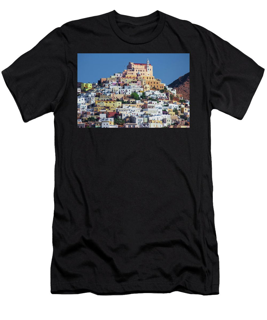 Ermoupolis, Cyclades Greece - Men's T-Shirt (Athletic Fit)