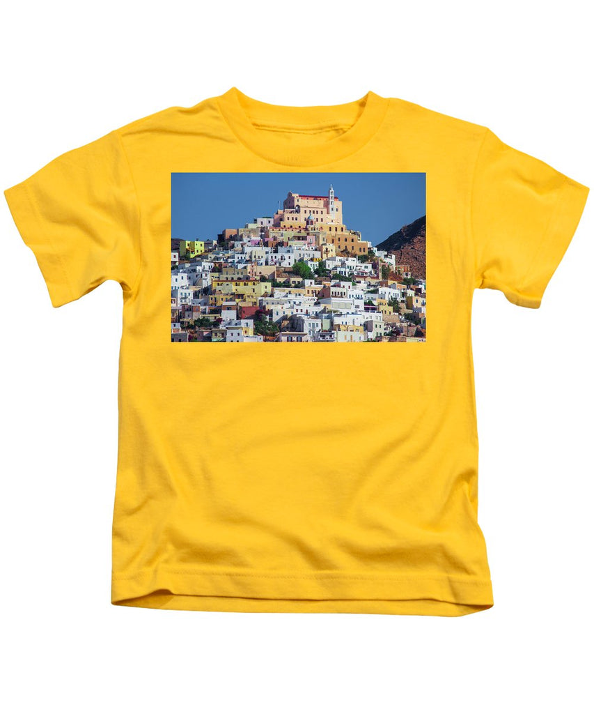 Ermoupolis, Cyclades Greece - Kids T-Shirt