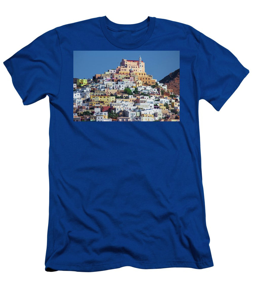 Ermoupolis, Cyclades Greece - Men's T-Shirt (Athletic Fit)