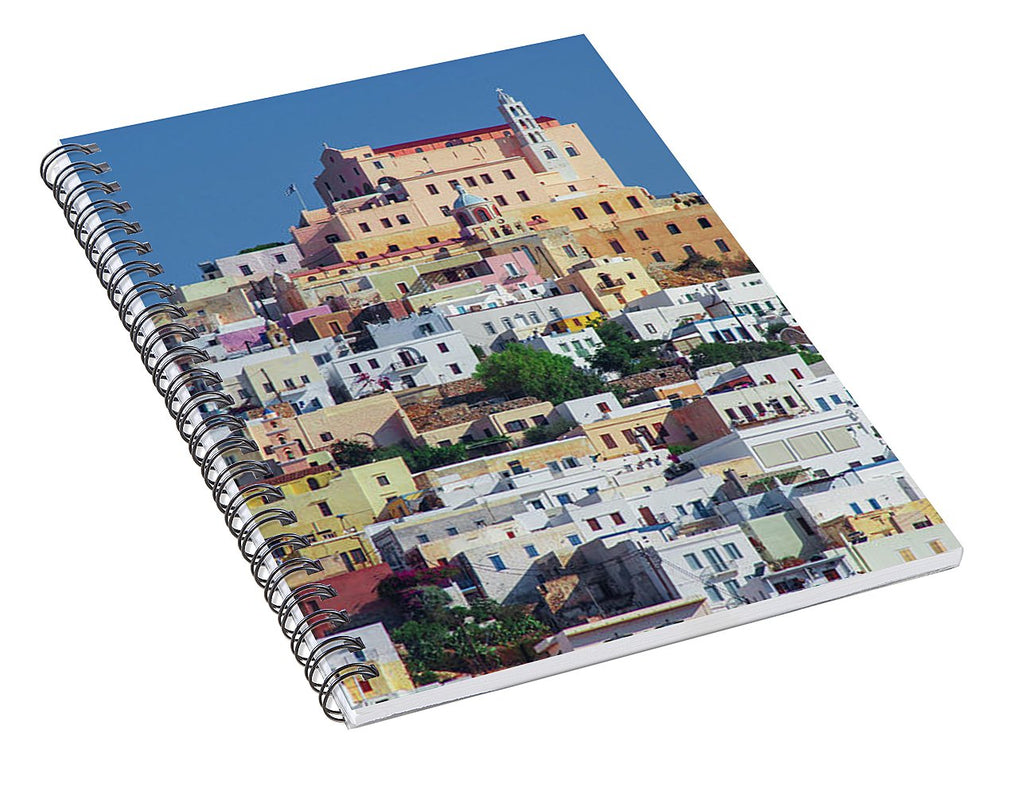 Ermoupolis, Cyclades Greece - Spiral Notebook