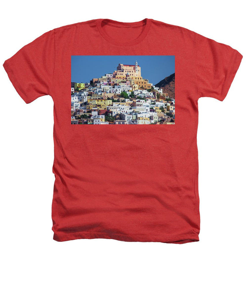 Ermoupolis, Cyclades Greece - Heathers T-Shirt