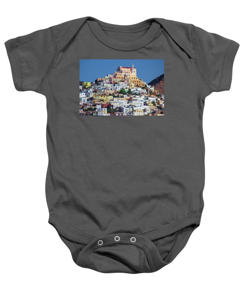 Ermoupolis, Cyclades Greece - Baby Onesie