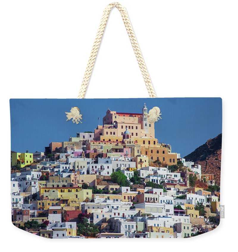 Ermoupolis, Cyclades Greece - Weekender Tote Bag
