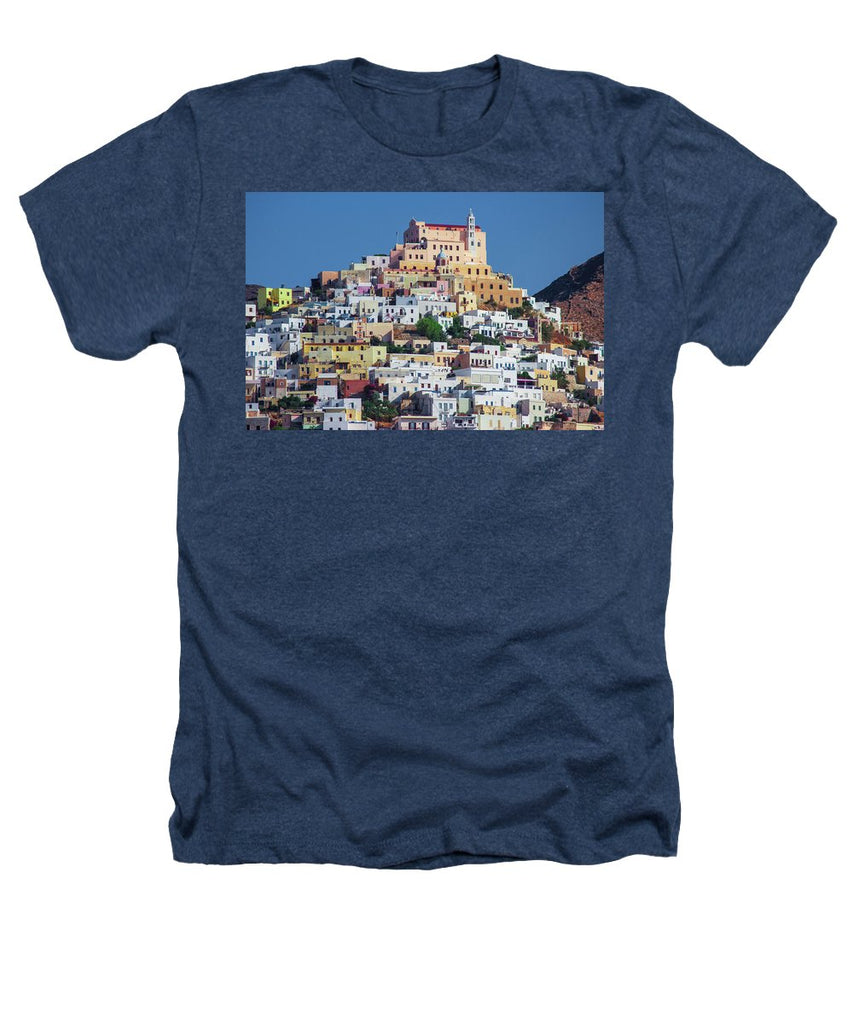 Ermoupolis, Cyclades Greece - Heathers T-Shirt