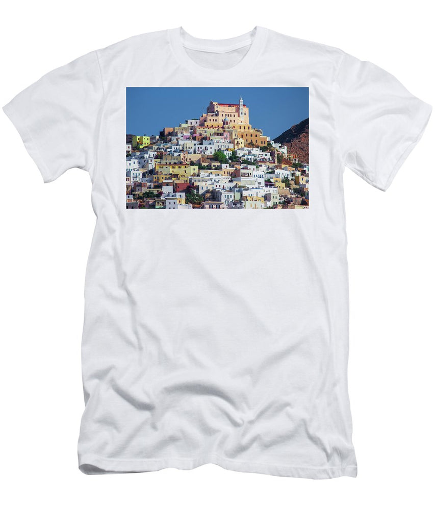 Ermoupolis, Cyclades Greece - Men's T-Shirt (Athletic Fit)