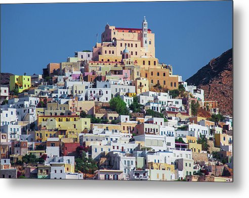 Ermoupolis, Cyclades Greece - Metal Print