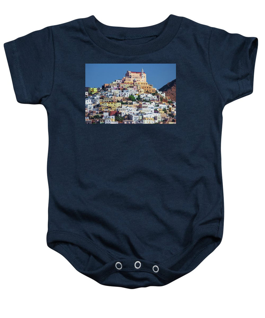 Ermoupolis, Cyclades Greece - Baby Onesie