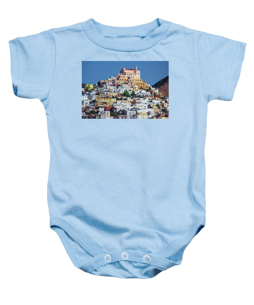 Ermoupolis, Cyclades Greece - Baby Onesie