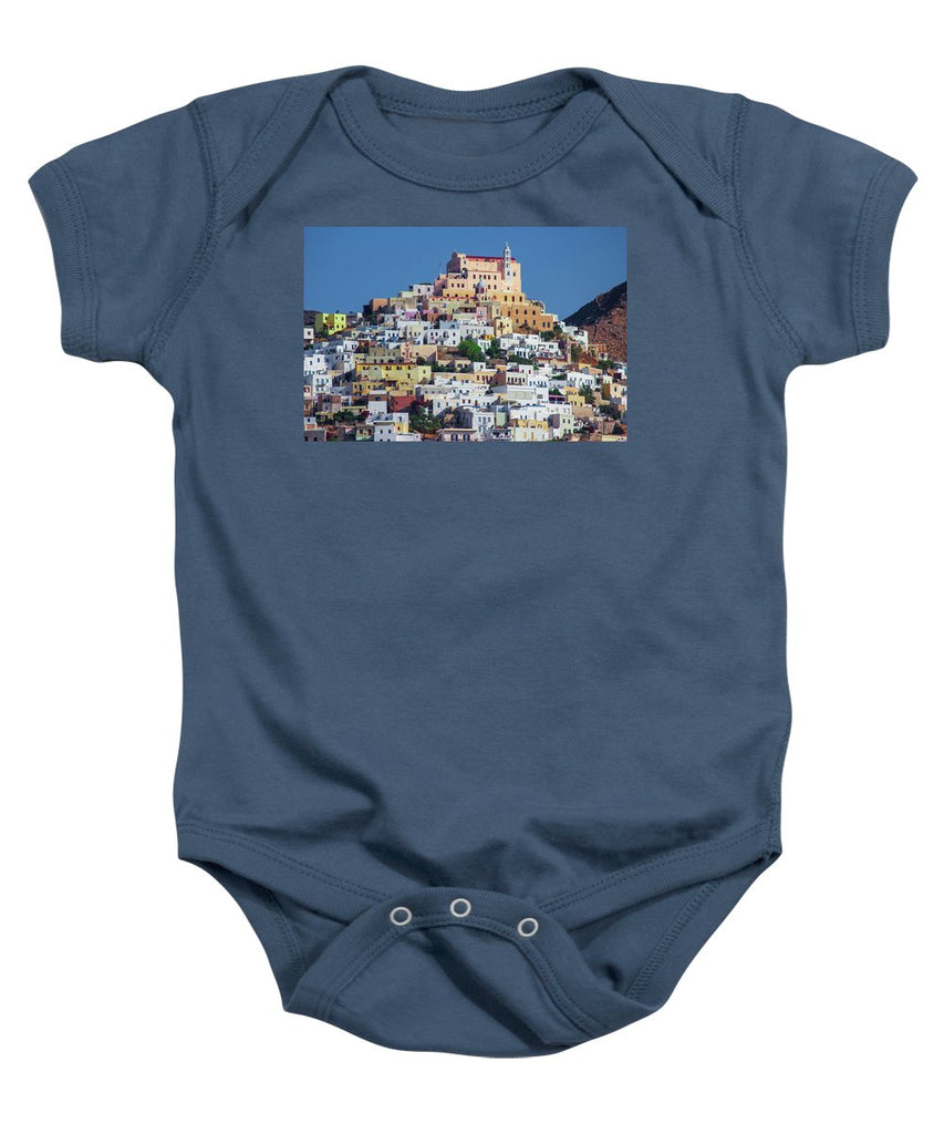 Ermoupolis, Cyclades Greece - Baby Onesie