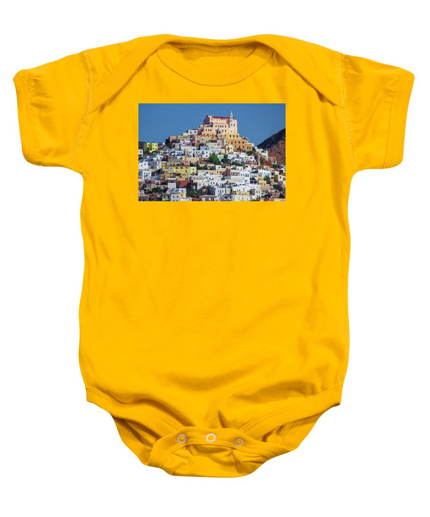 Ermoupolis, Cyclades Greece - Baby Onesie