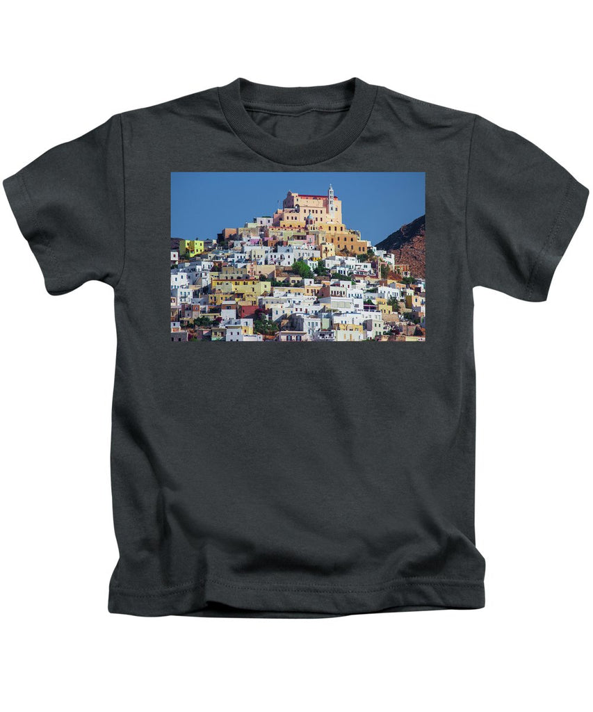 Ermoupolis, Cyclades Greece - Kids T-Shirt