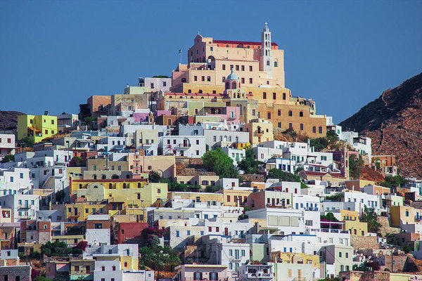 Ermoupolis, Cyclades Greece - Art Print