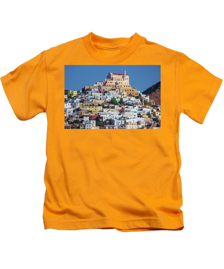 Ermoupolis, Cyclades Greece - Kids T-Shirt