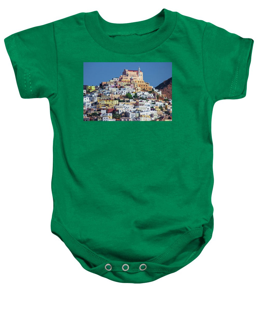 Ermoupolis, Cyclades Greece - Baby Onesie