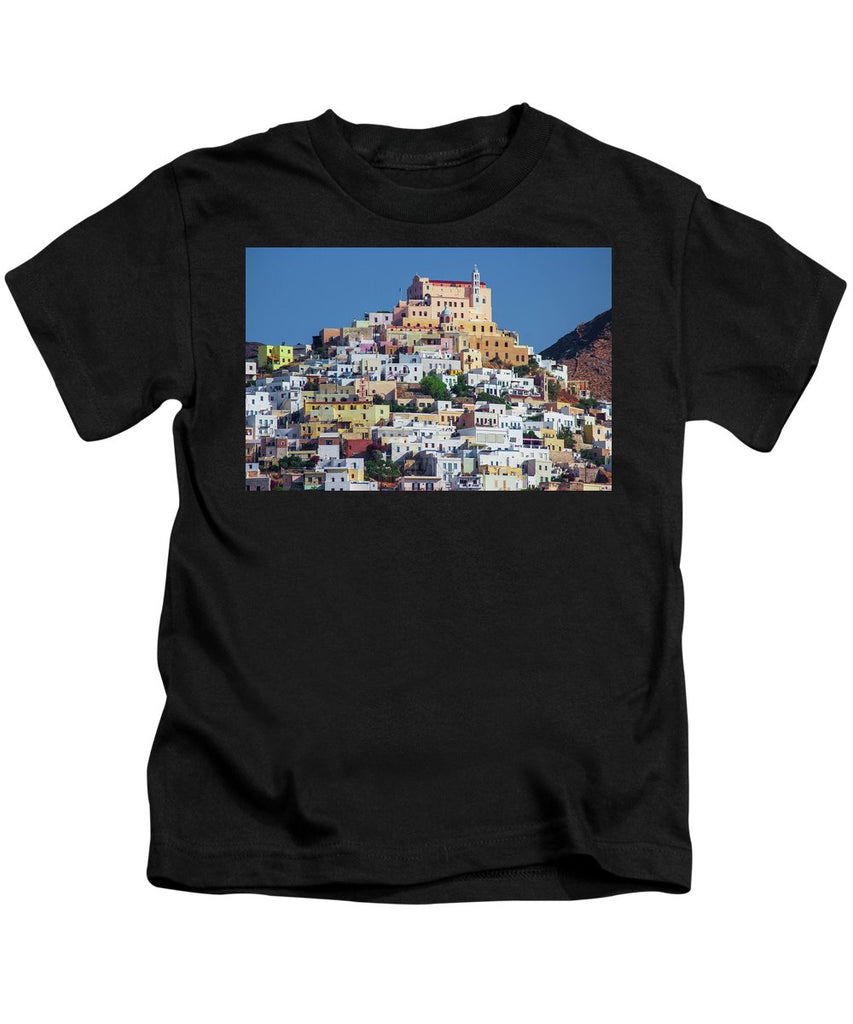 Ermoupolis, Cyclades Greece - Kids T-Shirt