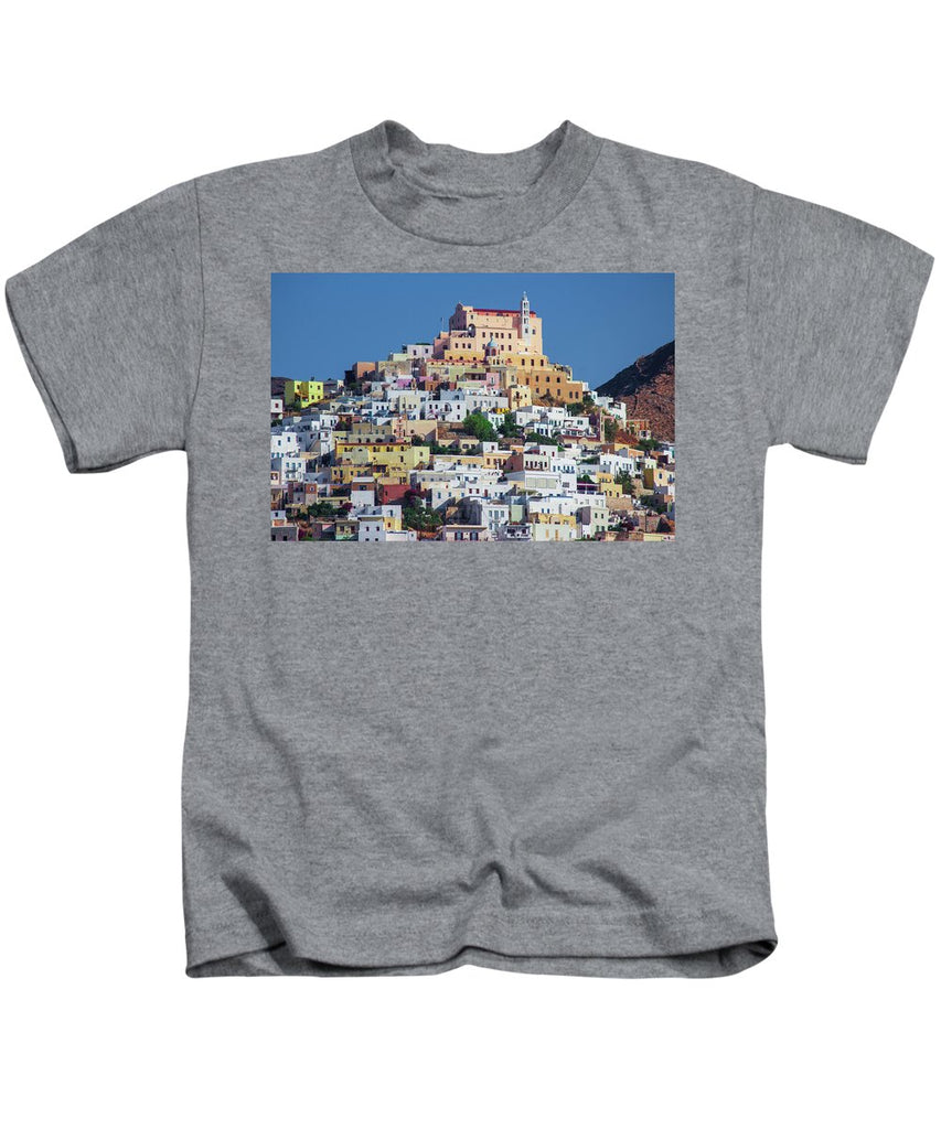 Ermoupolis, Cyclades Greece - Kids T-Shirt