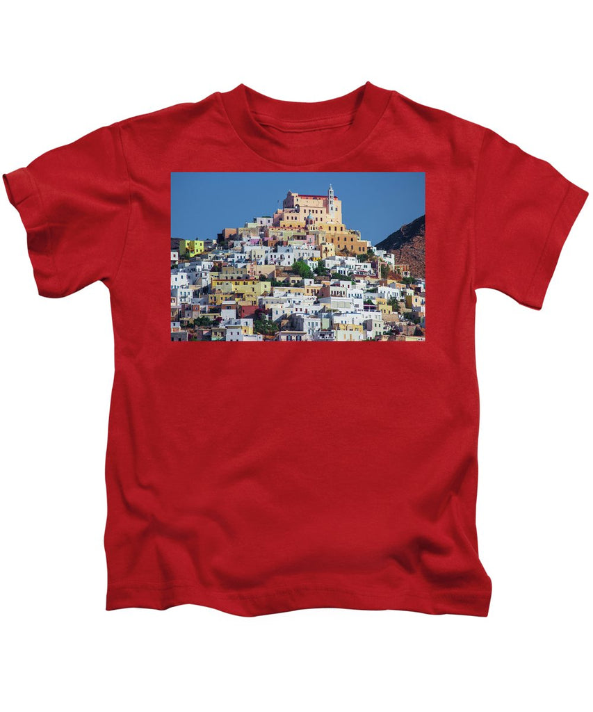 Ermoupolis, Cyclades Greece - Kids T-Shirt