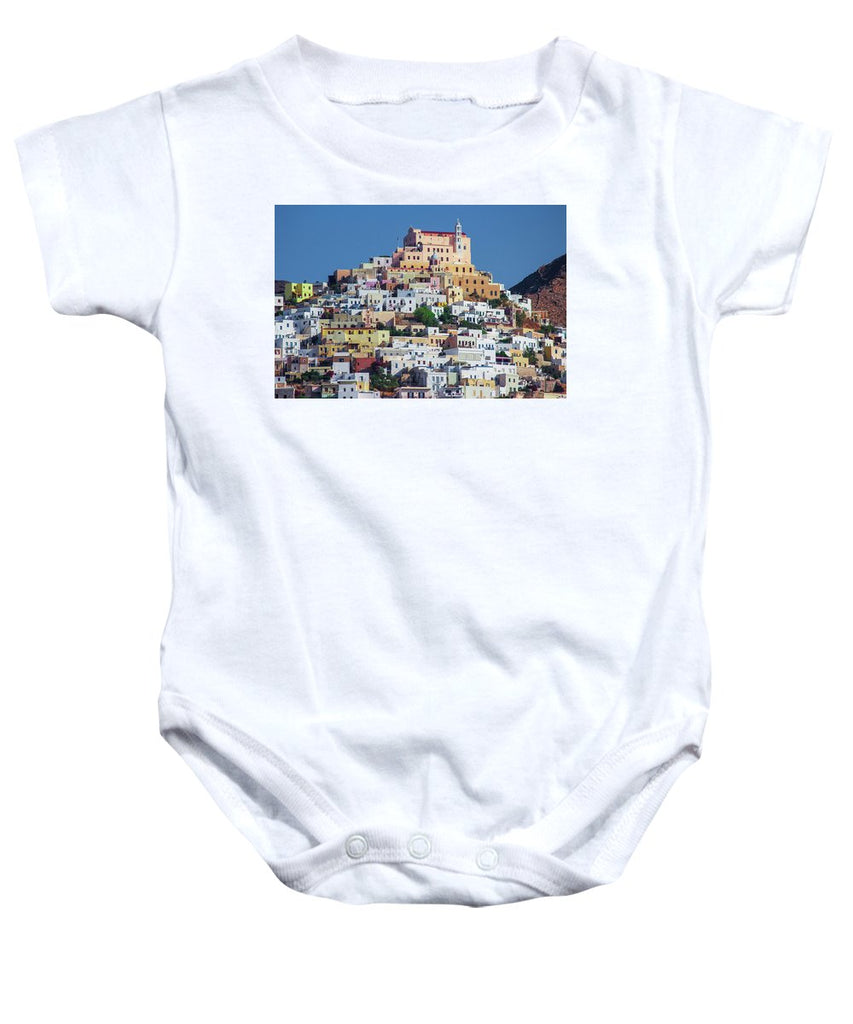 Ermoupolis, Cyclades Greece - Baby Onesie