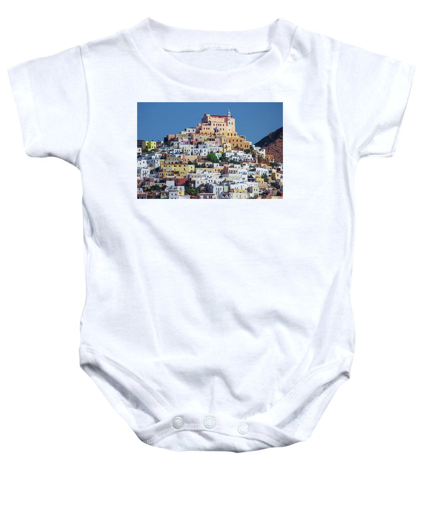 Ermoupolis, Cyclades Greece - Baby Onesie