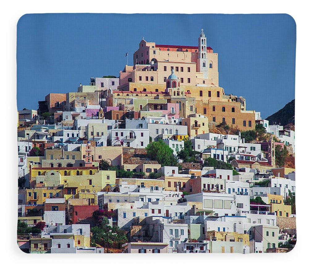 Ermoupolis, Cyclades Greece - Blanket