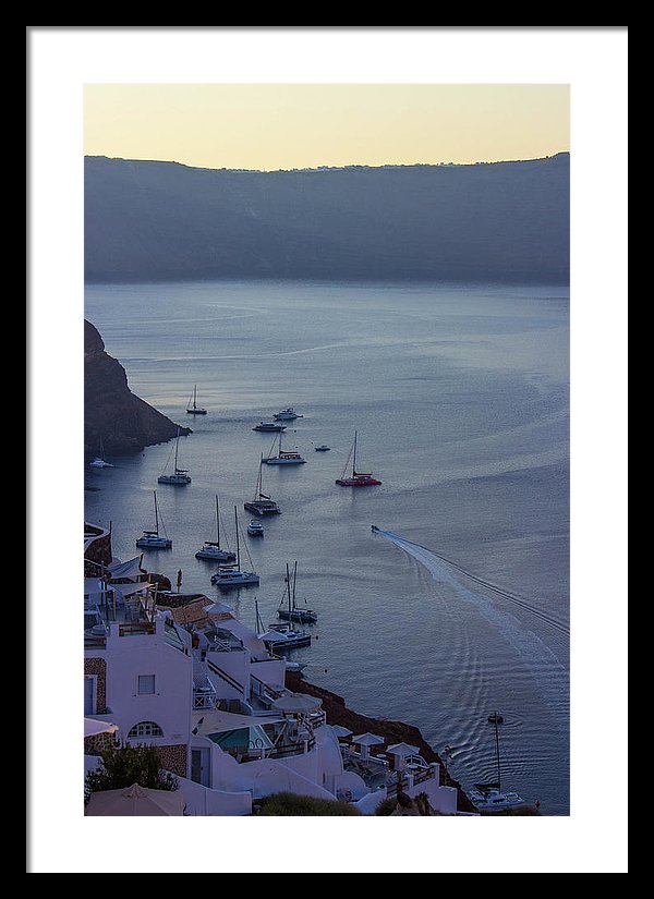 Fabulous Santorini - Framed Print