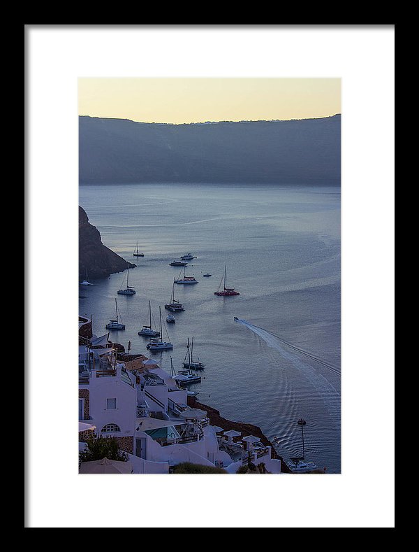 Fabulous Santorini - Framed Print