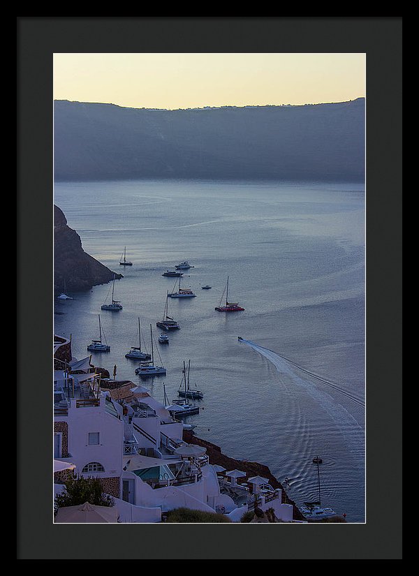 Fabulous Santorini - Framed Print