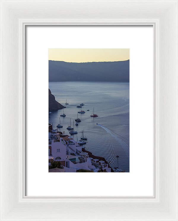 Fabulous Santorini - Framed Print