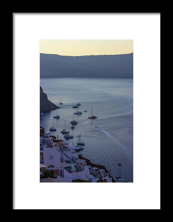 Fabulous Santorini - Framed Print