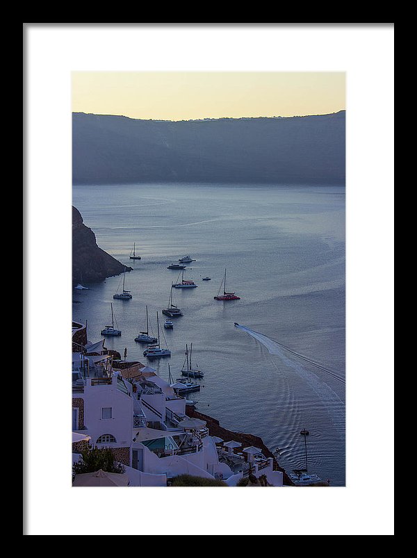 Fabulous Santorini - Framed Print