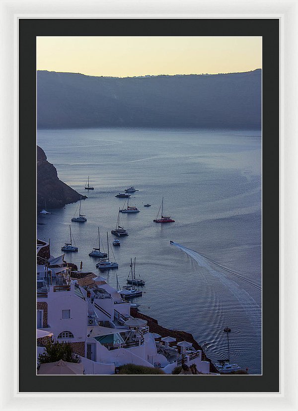 Fabulous Santorini - Framed Print