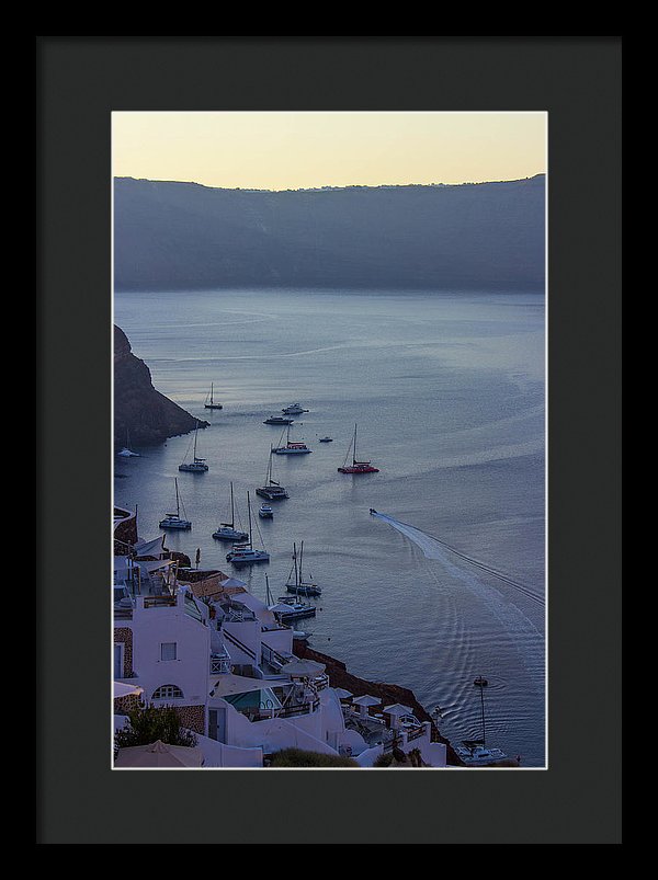 Fabulous Santorini - Framed Print