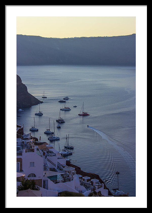 Fabulous Santorini - Framed Print