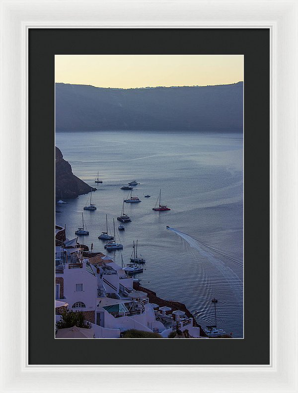 Fabulous Santorini - Framed Print