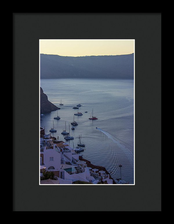 Fabulous Santorini - Framed Print