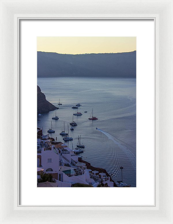 Fabulous Santorini - Framed Print