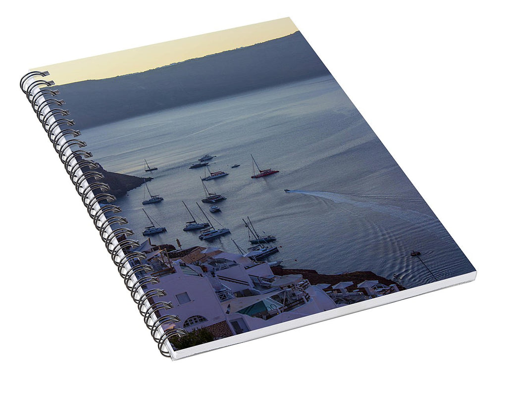 Fabulous Santorini - Spiral Notebook