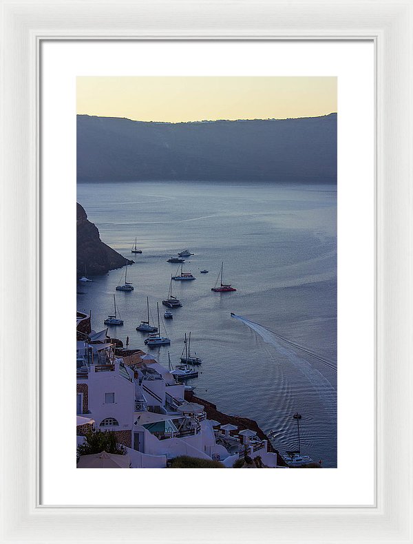 Fabulous Santorini - Framed Print